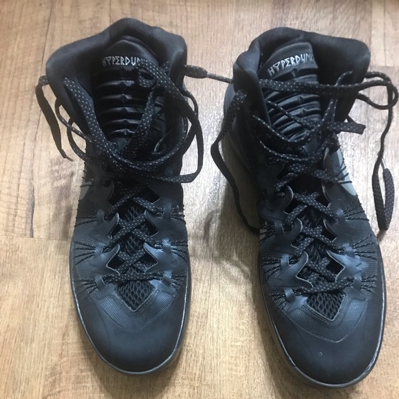 NIKE HIGH TOP BLACK LUNARLON size 12 - Picture 2 of 6